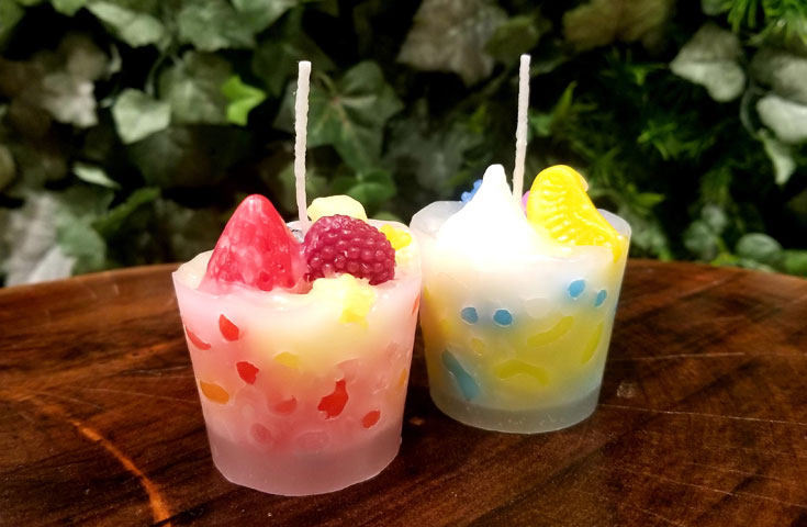 気分が上がるアロマキャンドル♪現地にてトッピング(別料金)の追加も可能！