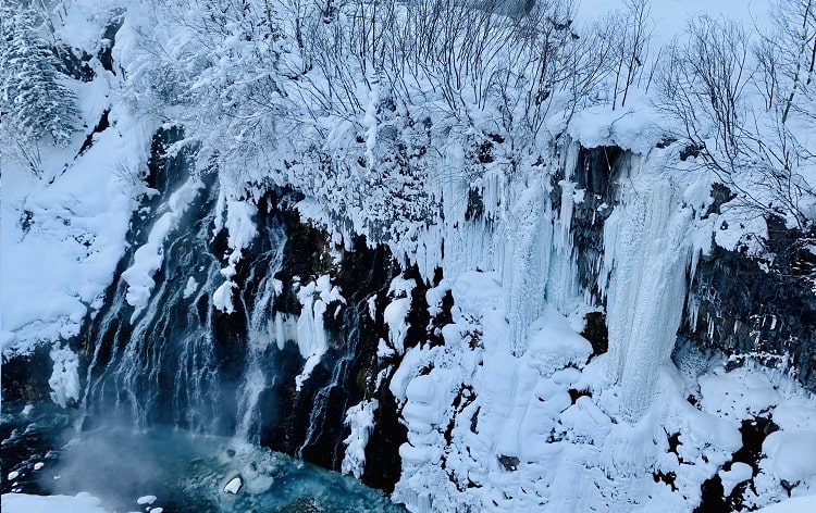 冬の白髭の滝/イメージ