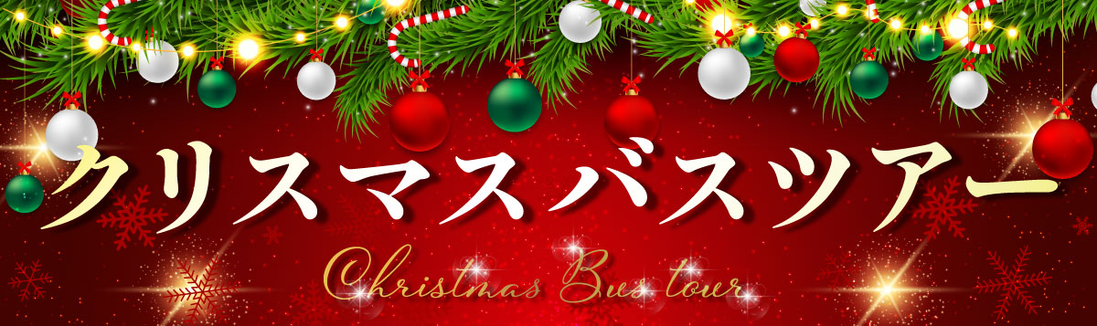 クリスマスにおすすめ人気の日帰り・宿泊バスツアー